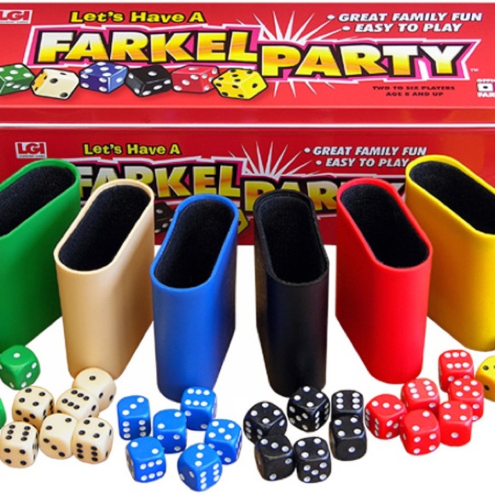 LG Red and Blue Party Supplies Dice Game Set